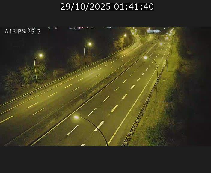 Traffic live webcam Luxembourg Frisange - A13 direction Allemagne - BK 26