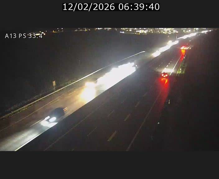 Webcam trafic sur A13 à hauteur de Mondorf-les-Bains en direction d'Altwies