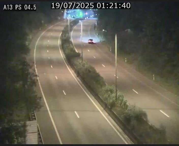 Traffic live webcam Luxembourg Differdange - A13 direction Esch-sur-Alzette - BK 4.5