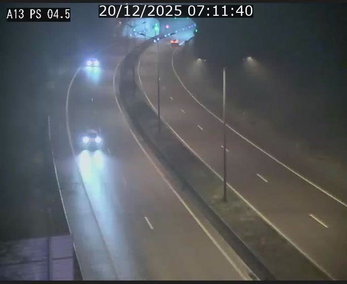 Traffic live webcam Luxembourg Differdange - A13 direction Esch-sur-Alzette - BK 4.5