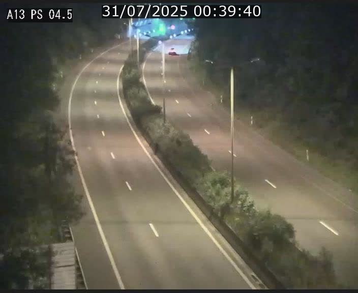 Traffic live webcam Luxembourg Differdange - A13 direction Esch-sur-Alzette - BK 4.5