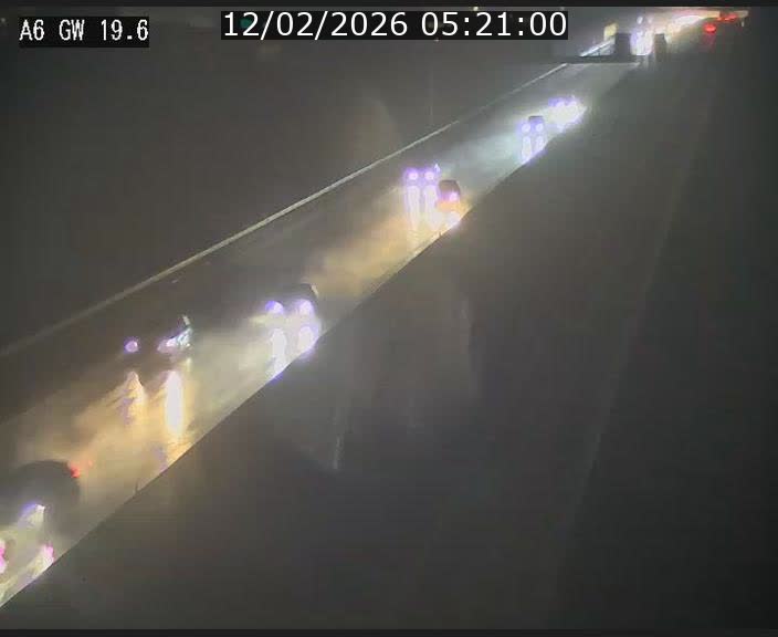 Traffic live webcam Luxembourg - Steinfort - A6 - BK 19.6 - direction Belgique