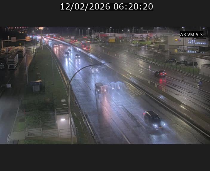 Traffic live webcam Luxembourg Aire de Berchem - A3 - BK 5 - direction France