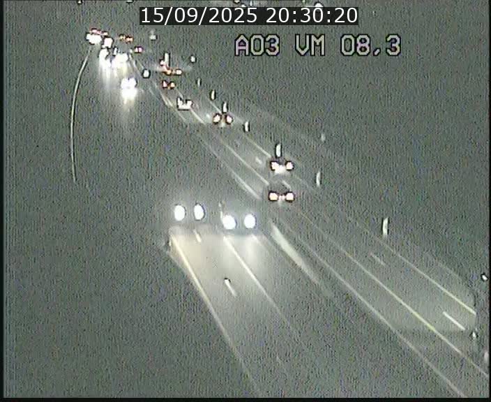 Traffic live webcam Luxembourg Bettembourg - A3 - BK 8.3 - direction France