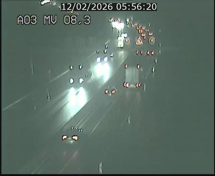 Webcam Autoroute après la Croix de Bettembourg en direction de Luxembourg sur l'A3