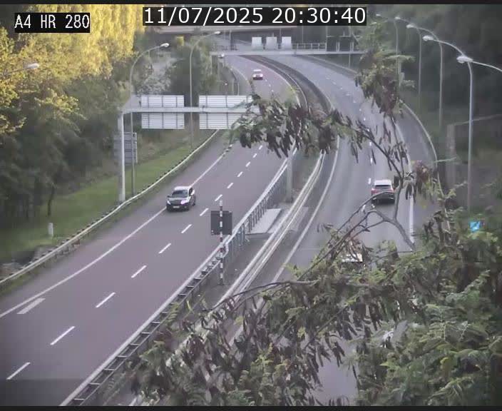Webcam traffic A4 Luxembourg - BK 0.2 - P+R Bouillon (direction Luxembourg)