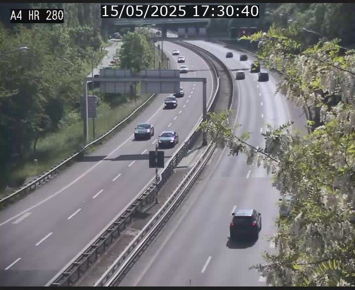 Webcam traffic A4 Luxembourg - BK 0.2 - P+R Bouillon (direction Luxembourg)