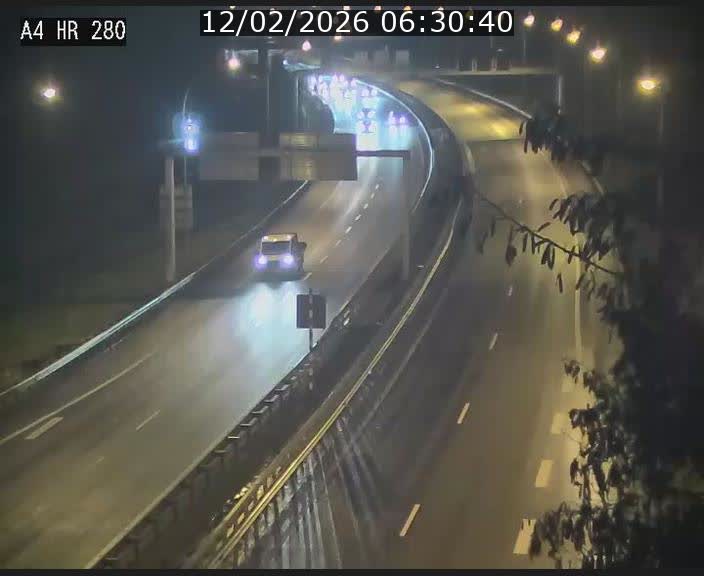 Webcam traffic A4 Luxembourg - BK 0.2 - P+R Bouillon (direction Luxembourg)