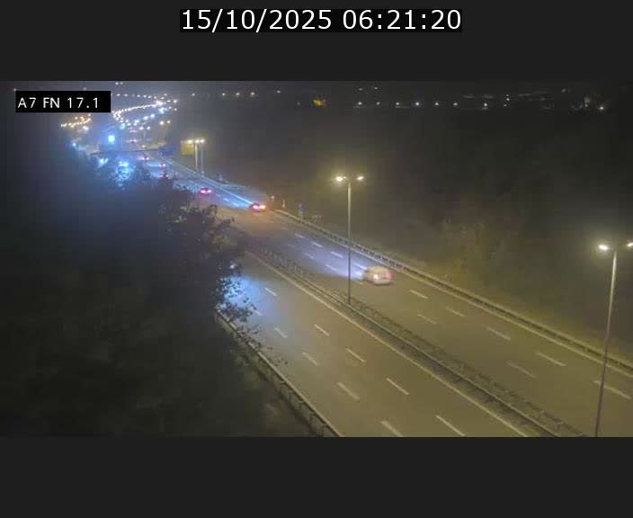 Caméra trafic Luxembourg - A7, Merscherbierg direction Mersch