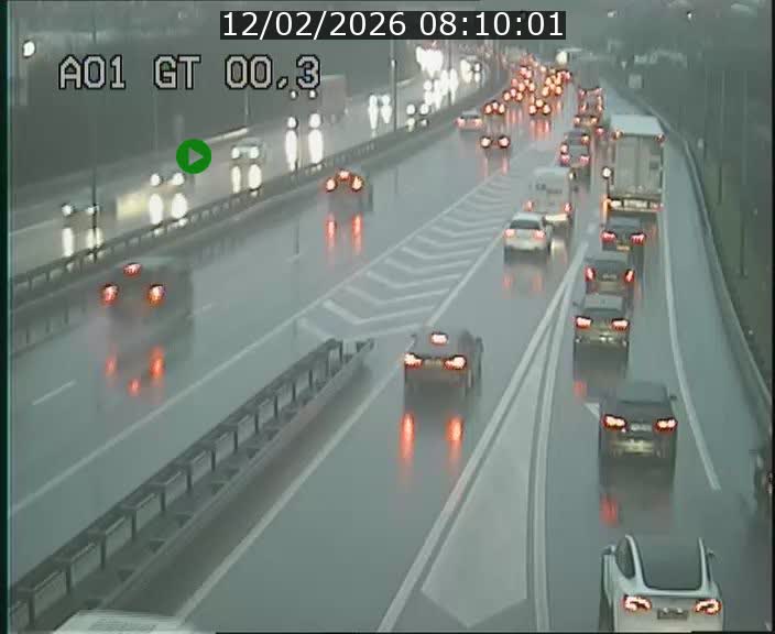 Traffic live webcam Luxembourg Croix de Gasperich - A1 direction Kirchberg - BK 0.3