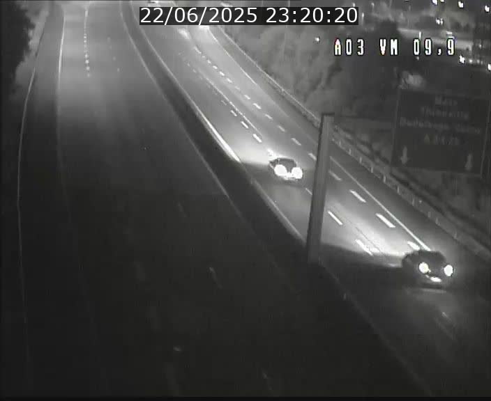 Webcam Autoroute à la Croix de Bettembourg - A3 - BK 9.9 - direction France