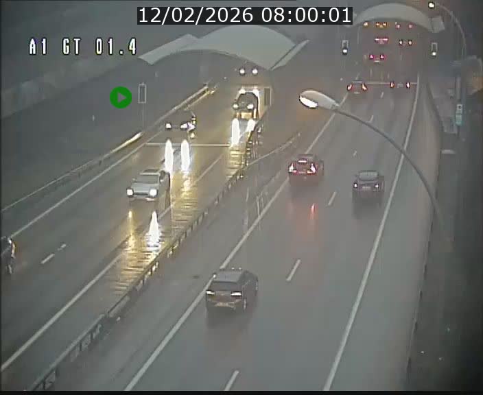 Traffic live webcam Luxembourg Hesperange - A1 direction Kirchberg - BK 1.4