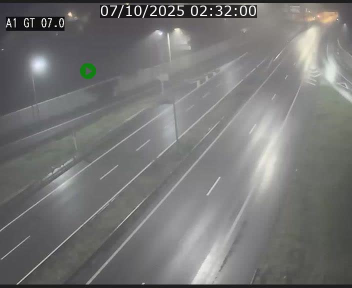 Traffic live webcam Luxembourg Cents - A1 direction Kirchberg - BK 7