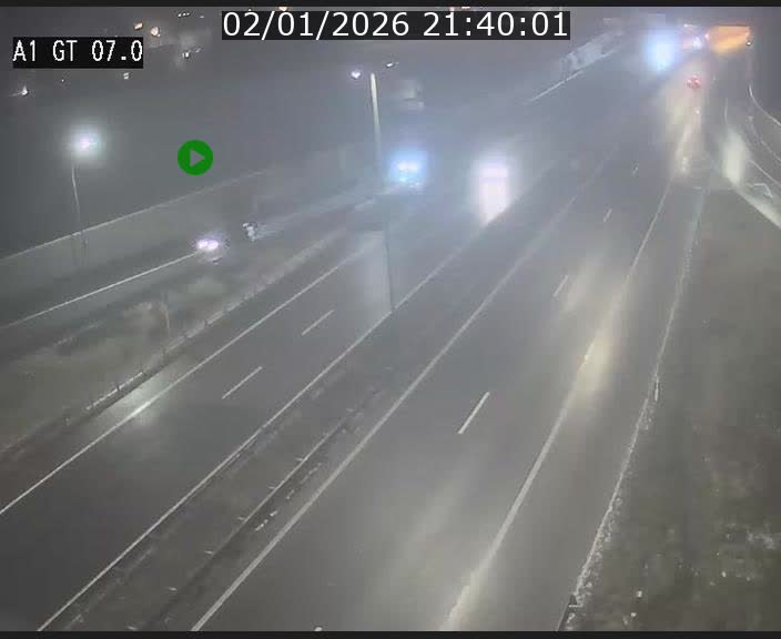 Traffic live webcam Luxembourg Cents - A1 direction Kirchberg - BK 7