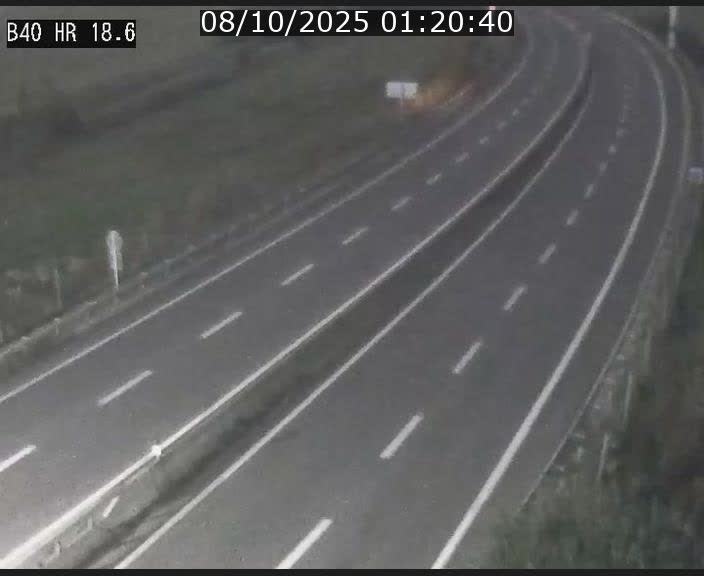 Webcam sur la route de liaison entre Micheville et Esch-Belval à la frontière entre le Luxembourg et la France. Vue orientée vers la Lorraine.