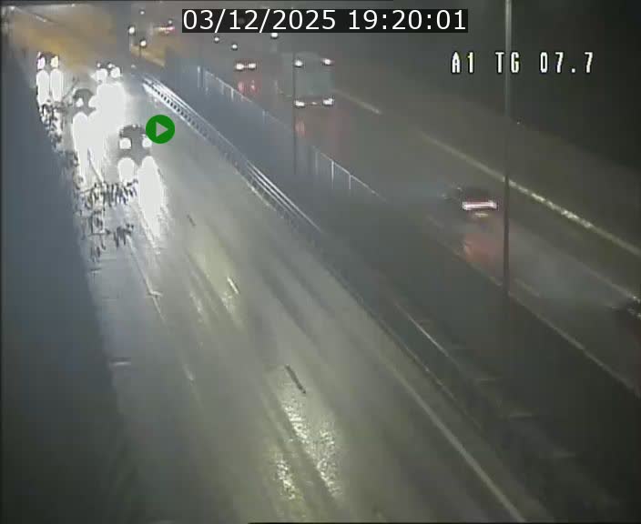 Traffic live webcam Luxembourg Kirchberg - A1 direction Luxembourg-ville - BK 7.7