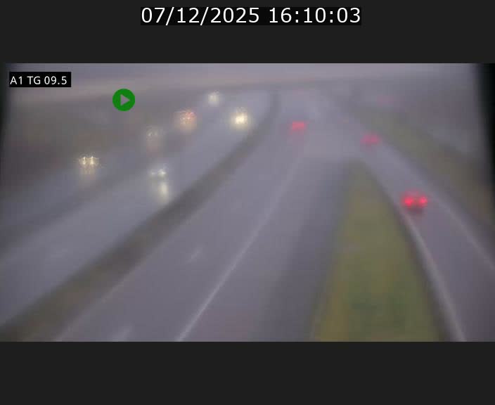 Traffic live webcam Luxembourg Jonction Grünewald - A1 direction Luxembourg-ville - BK 9.5