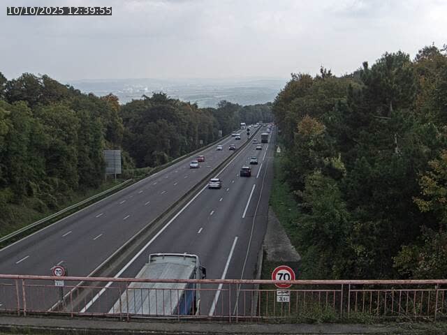 Caméra autoroute France - A33, Houdemont direction Lunéville