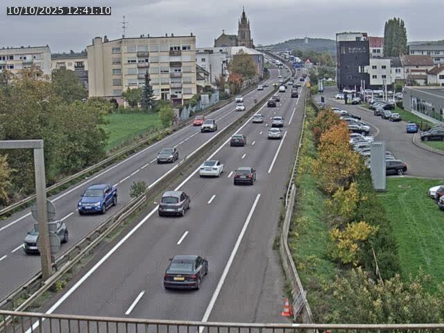 Caméra autoroute France - A31, Thionville direction Metz