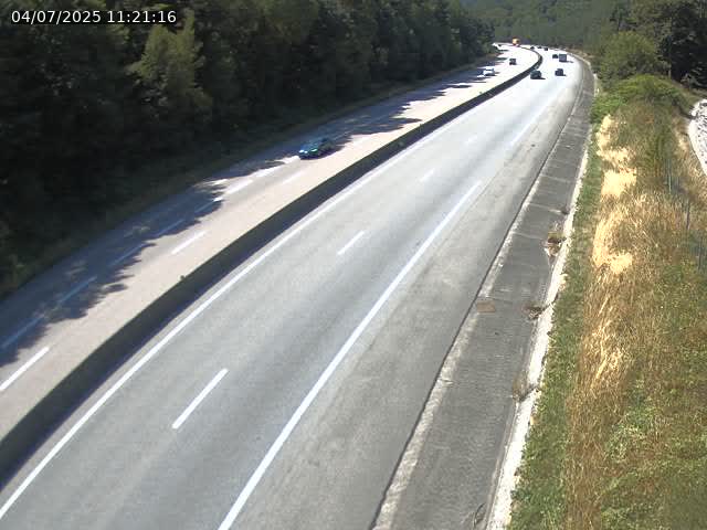Caméra autoroute France - N57, Côte de la Calotine direction Nancy