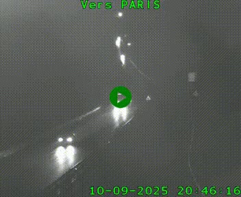 Caméra routière sur l'autoroute A20 à Bessines-sur-Gartempe. Vue orientée vers Paris