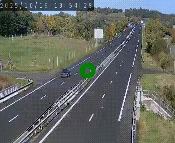 Caméra autoroutière France - A75, Coren, en direction de Montpellier
