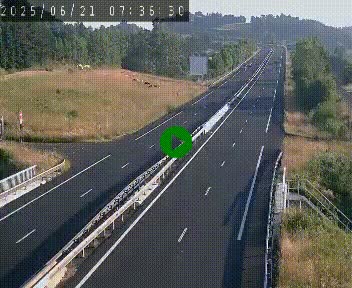 Caméra autoroutière France - A75, Coren, en direction de Montpellier