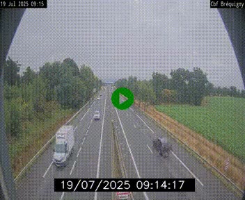 Webcam sur le périphérique de Rennes (N136) à hauteur du quartier Bréquigny, au sud de la ville