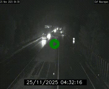 Webcam sur le périphérique de Rennes (N136) à hauteur de Maurepas, au nord de la ville