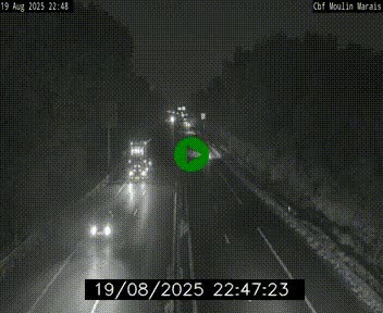 Webcam sur le périphérique de Nantes (N844) entre la Porte de Saint-Luce et la Porte d'Anjou, à l'est de la ville
