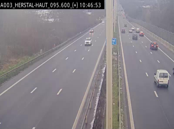 Webcam autoroute Belgique - Herstal - E40 direction Aix-la-Chapelle - BK 97