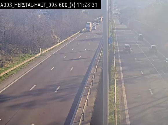 Webcam autoroute Belgique - Herstal - E40 direction Aix-la-Chapelle - BK 97