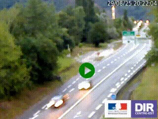Webcam info trafic à proximité de Vizille sur la N85, au niveau du point de vue du Saut du Moine à Champagnier