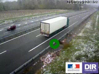 Webcam autoroute sur l'A77 à hauteur de Pouilly-sur-Loire en direction de Nevers