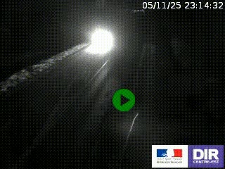 Webcam routière sur la RN7 à hauteur de Toulon-sur-Allier, entre Moulins et Vichy