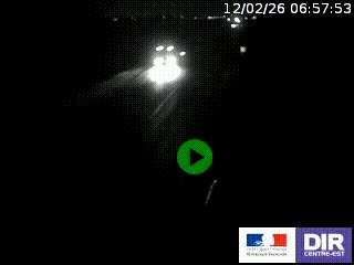 Webcam routière sur la RN7 à hauteur de Toulon-sur-Allier, entre Moulins et Vichy