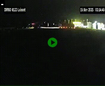 Webcam en périphérie de Chartres sur la N123, à hauteur de Luisant. Vue orientée vers Chartres