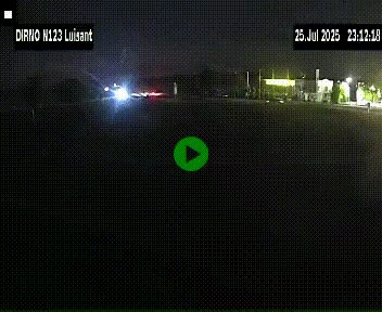 Webcam en périphérie de Chartres sur la N123, à hauteur de Luisant. Vue orientée vers Chartres