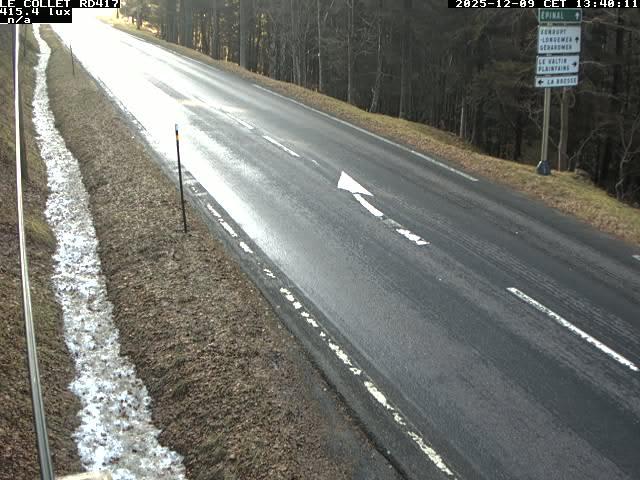 Caméra du Collet sur la route de Colmar (D417)