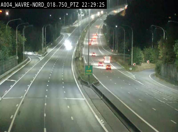 Webcam traffic E411(A4) - BK 18.7 - Bierges (Wavre Nord)