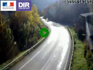 Caméra trafic sur la N90 à Bourg-Saint-Maurice, en provenance d'Aoste et en direction d'Albertville