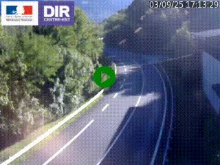 Caméra trafic sur la N90 à Bourg-Saint-Maurice, en provenance d'Aoste et en direction d'Albertville