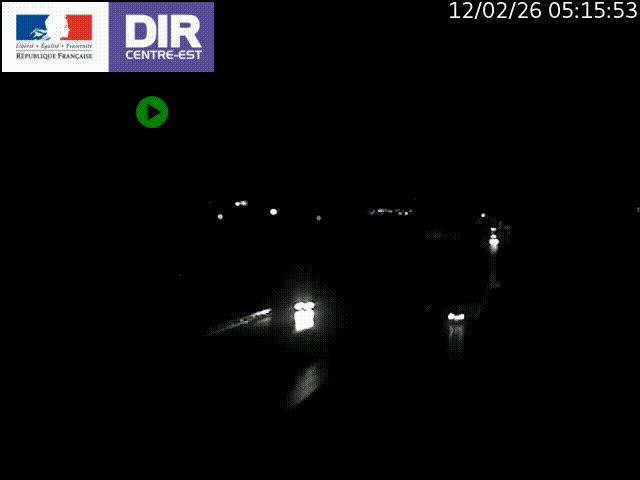 Caméra trafic à Meylan sur la Rocade-Sud de Grenoble en direction d'Aix-en-Provence