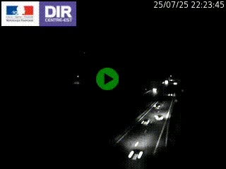 Caméra trafic à Meylan sur la Rocade-Sud de Grenoble en direction d'Aix-en-Provence