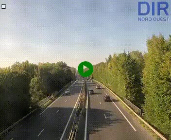 Webcam sur le périphérique de Caen (N814) à l'est de la ville, à Mondeville hauteur de la sortie 2, Presqu'île-Rives de l'Orne, au bout de l'autoroute A13