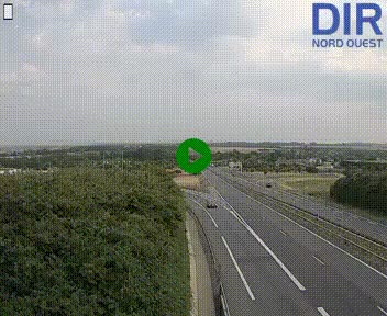 Webcam au début de l'A84 sur le périphérique Ouest de Caen (N814) à hauteur de la sortie 9, Porte de Bretagne