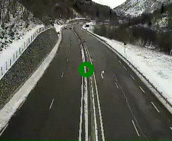 Webcam L'Hospitalet-près-l'Andorre sur N20, en direction d'Andorre