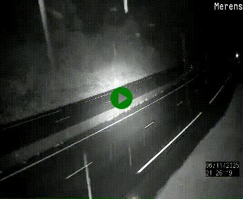 Webcam dans les Pyrénées à hauteur de Mérens-les-Vals sur N320, en direction de Pas de la Casa (Andorre)