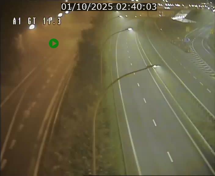 Traffic live webcam Luxembourg Senningerberg - A1 direction Allemagne - BK 11.3