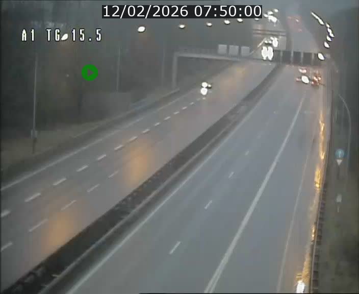 Traffic live webcam Luxembourg Munsbach - A1 direction Luxembourg - BK 15.5